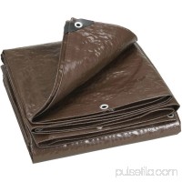 Stansport Heavy Weight Wood Cover Tarp, Brown   551874226